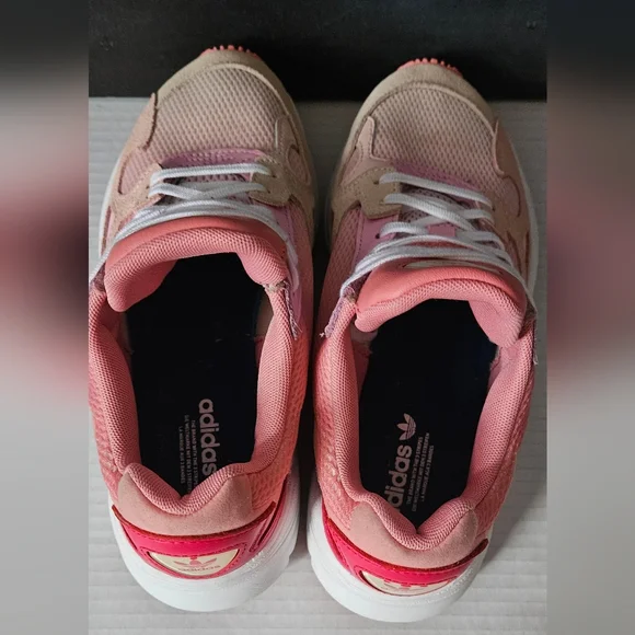 Adidas Pink and Cream Sneakers - Picture 6 of 13